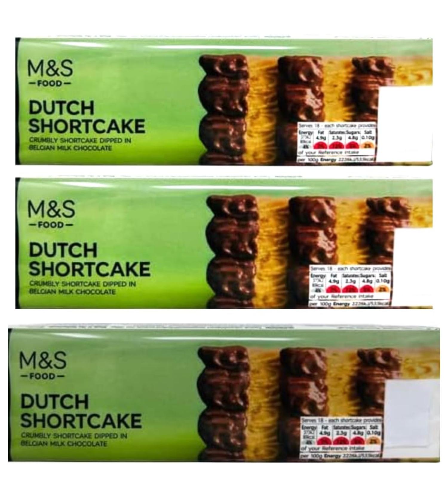 Marks & Spencer Dutch Shortcake Biscuits 150g M&S Food - 3 Pack in Premier Life Store Box - Buy Online on GoSupps.com