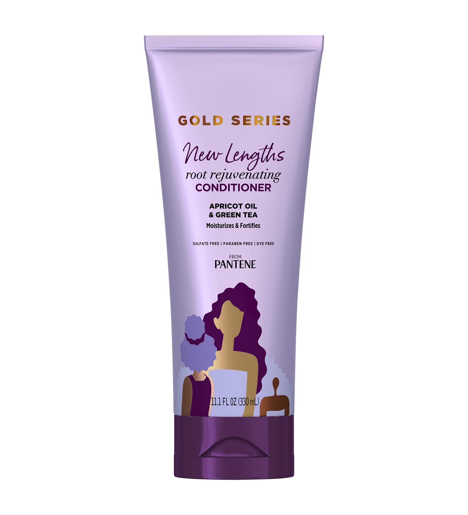 Pantene Gold Series Root Rejuvenating Conditioner | Apricot Oil & Green Tea | Moisturizes & Fortifies | Sulfate-Free | 11.1 Fl Oz - Buy Online on GoSupps.com