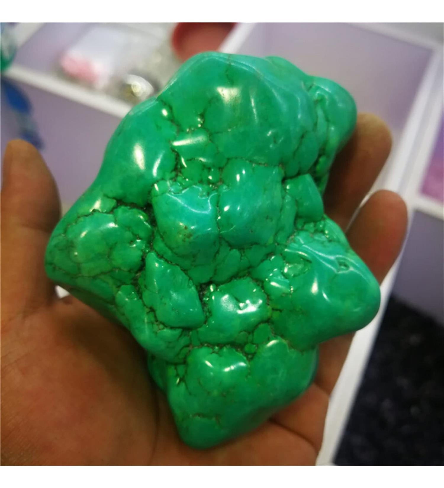 Natural Crystal Rough 150-180g Beautiful Particles Turquoise Rock Samples in - Buy Online on GoSupps.com