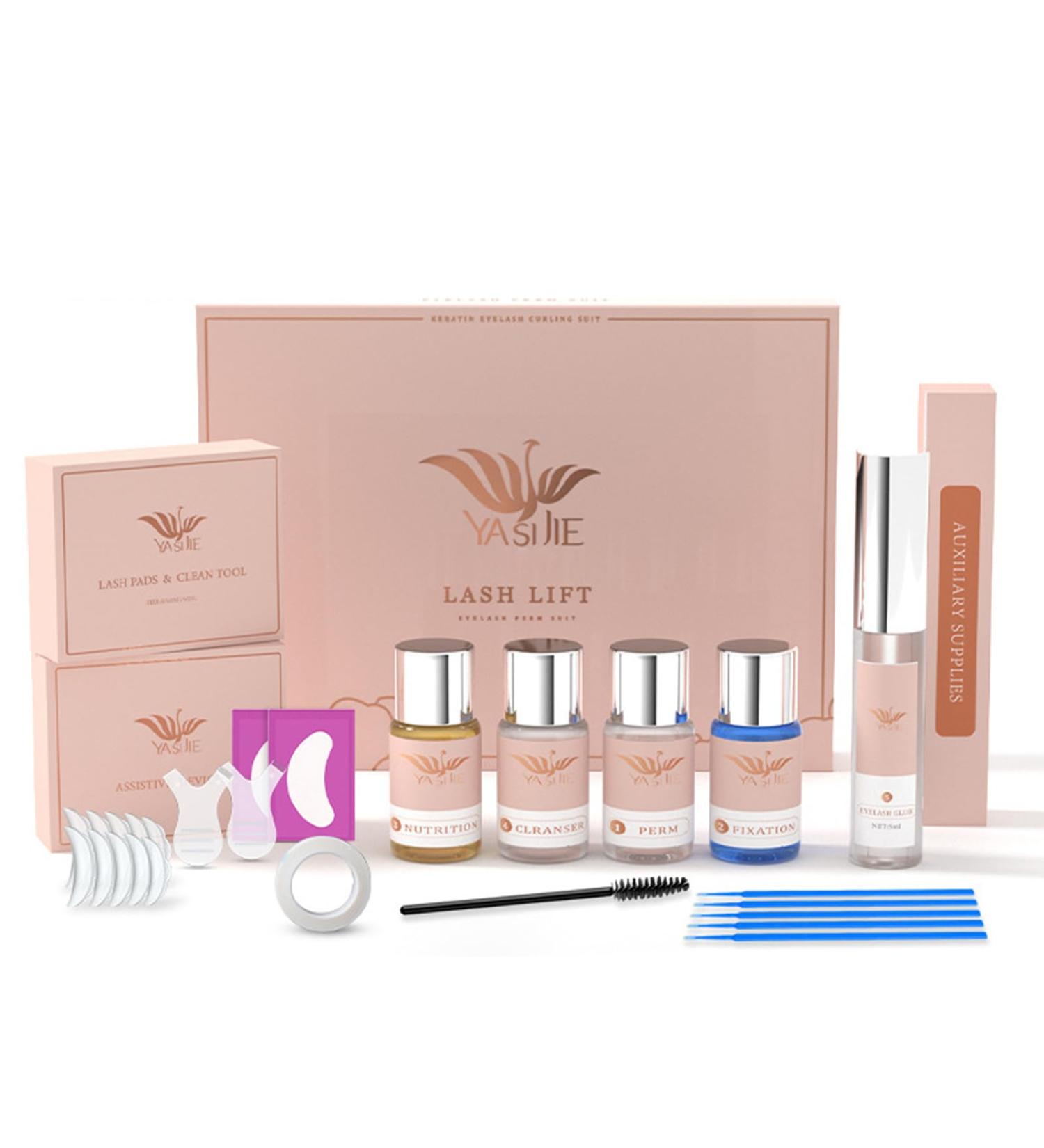 YUANLI Lash Lift Kit - Eyelash Perm Kit for Beginners & Professionals | Easy Permanent Curling for Salon Use - Buy Online on GoSupps.com