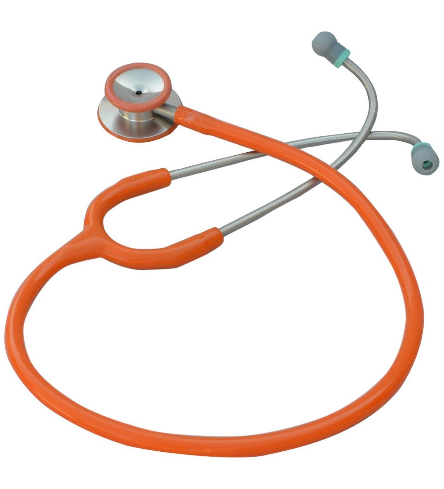 Standard Edition Dual Head Diagnostic Stethoscope by Kila Labs - Orange