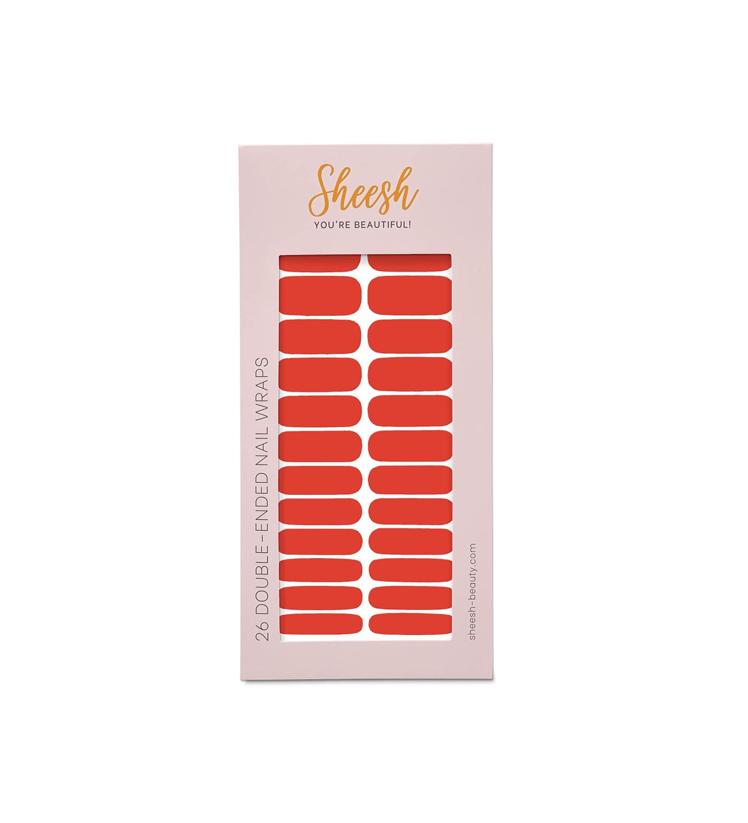 Sheesh Hot Night Nail Polish Foils - 26 Self-Adhesive Nail Wraps for Perfect Manicures at Home | Trend Colors 2023 - Buy Online on GoSupps.com