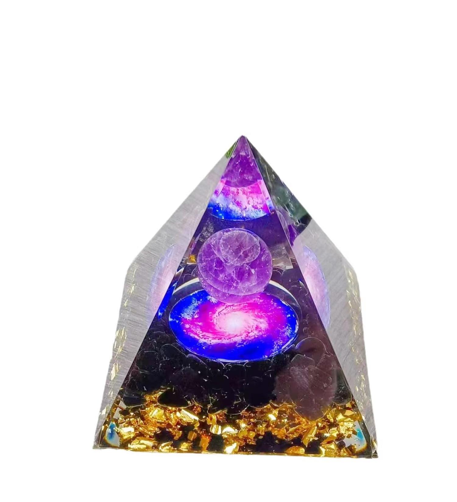 Ycyingcheng Healing Crystals Tower Energy Quartz Pyramid - 6cm | Positive Energy Generator for Meditation, Chakra Balance & Protection - Buy Online on GoSupps.com