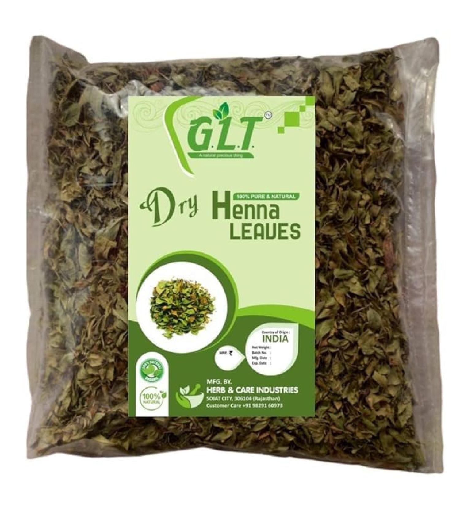 TNO Dry Henna Mehandi Leaves 100% NATURAL & ORGANIC (Henna Leaves 400gm) - Buy Online on GoSupps.com