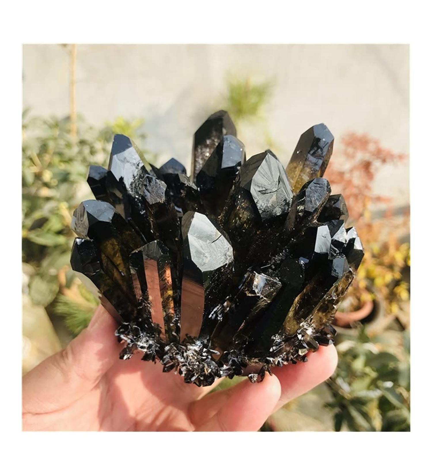 Crystal Natural Rock Quartz Crystal Cluster Smoky Crystal Specimen Home Decoration Gemstone Crystal FUZEGRDLI (Size : 750-800g) - Buy Online on GoSupps.com