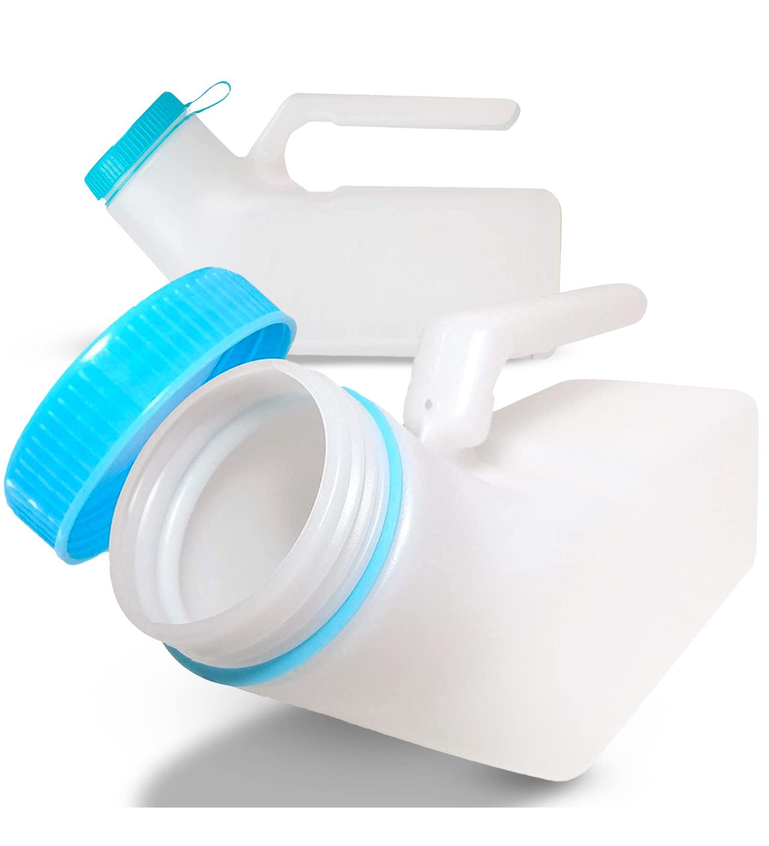 Glow in The Dark Urinals for Men by MaCare (2 Pack) - 32oz/1000ml - Spill Proof Portable Pee Bottles for Hospitals, Emergency Travel, Camping - Buy Online on GoSupps.com