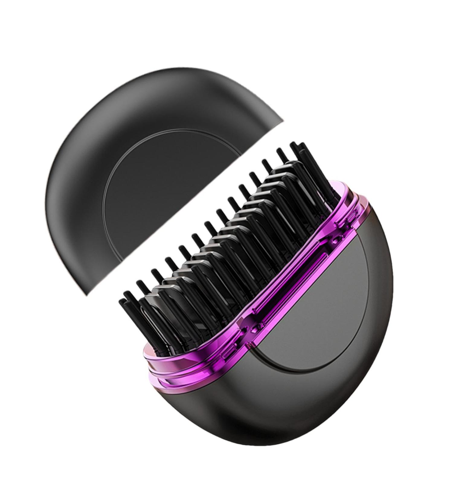 Portable Electric Hair Straightener & Comb - 3-Speed Rechargeable Brush for Home & Travel - Buy Online on GoSupps.com
