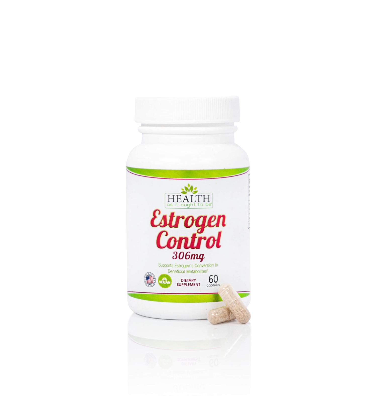 Estrogen Control Capsules - Physician Formulated for Optimal Estrogen Metabolism - 60 Capsules - Buy Online on GoSupps.com