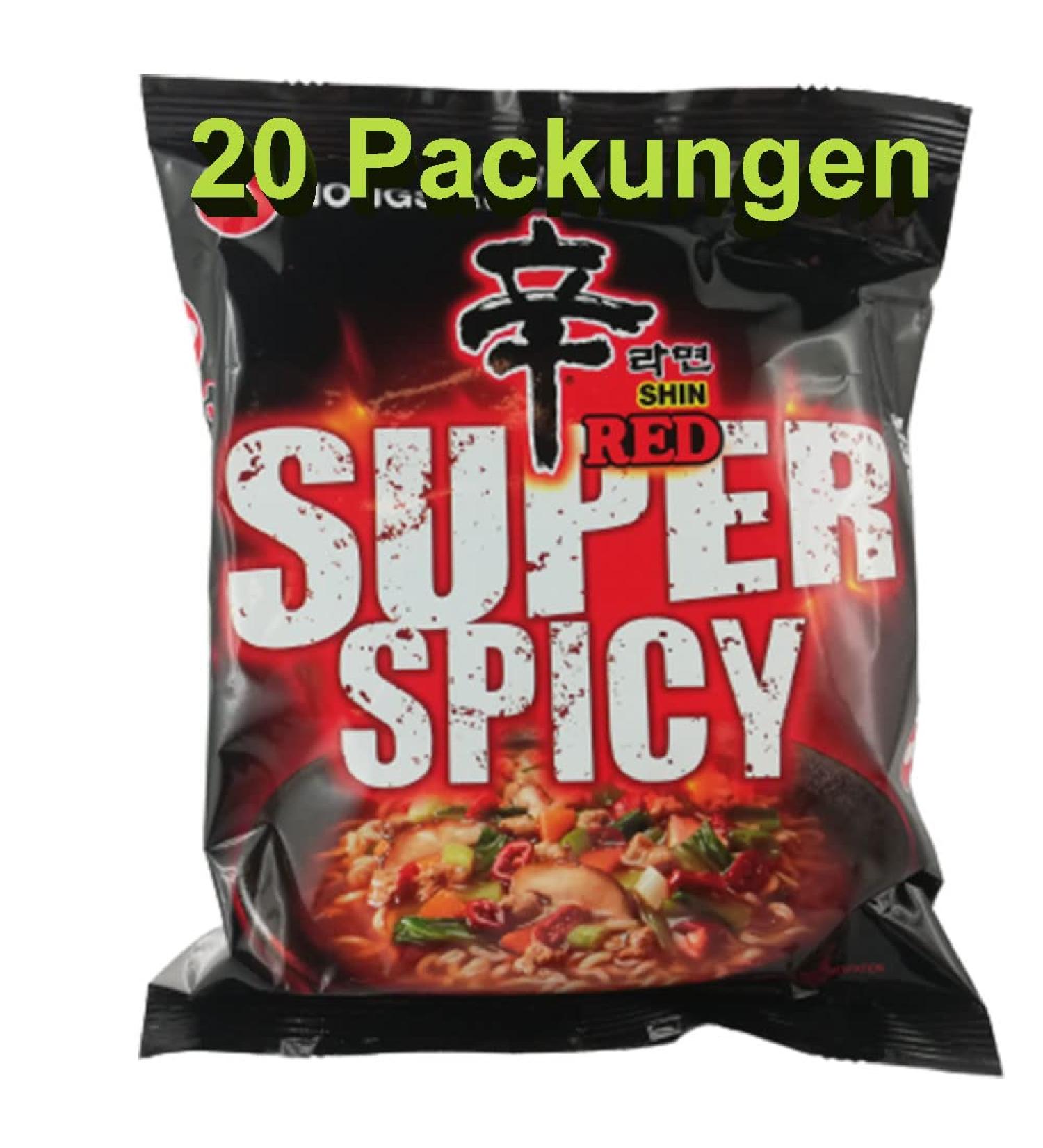 rumarkt Pack of 20 super spicy instant pasta (20 x 120 g)