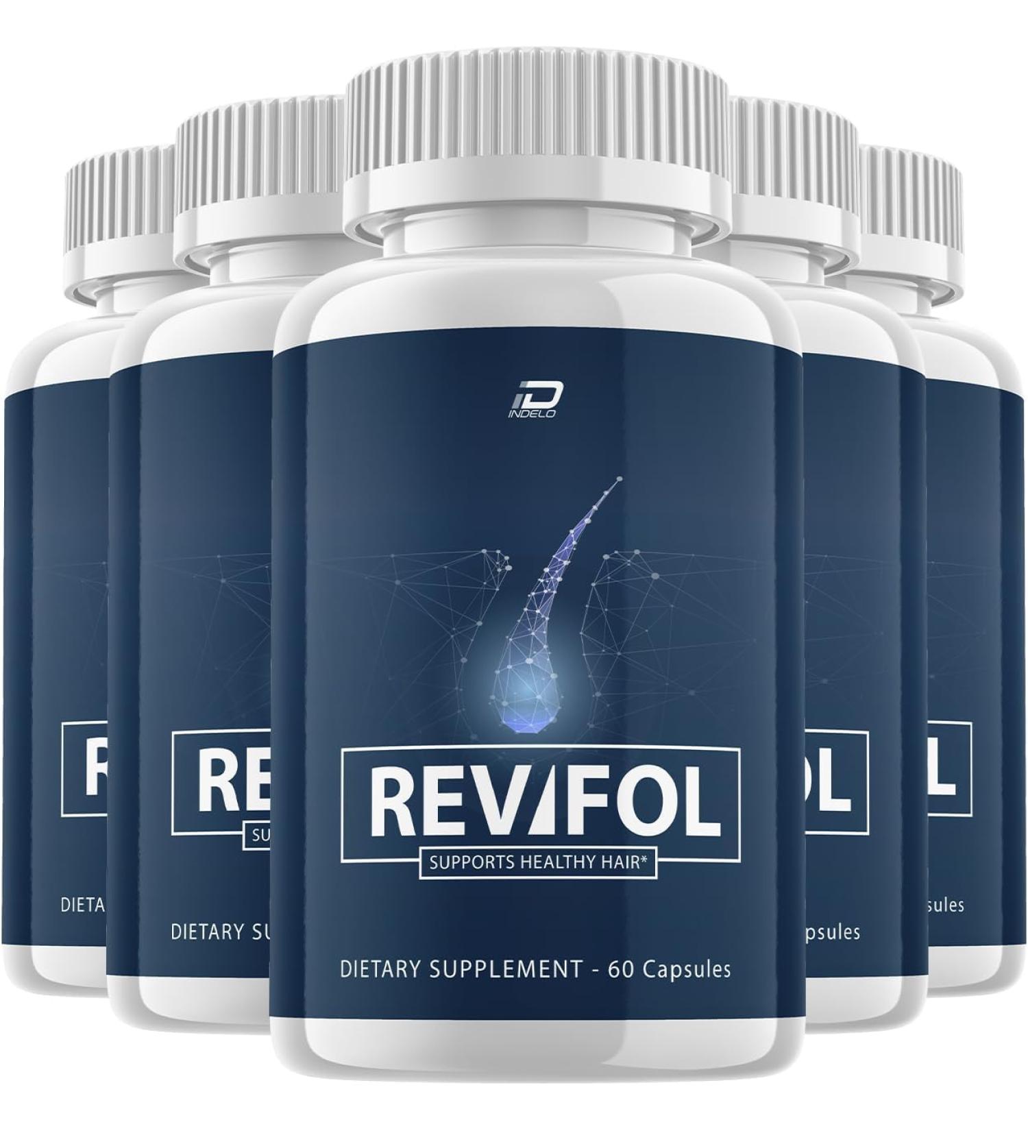 Revifol Hair Growth Supplement for Hair Loss - 5 Pack | Effective Hair Loss Treatment - Buy Online on GoSupps.com