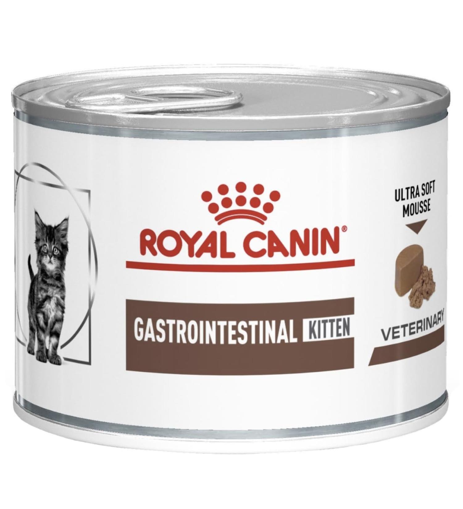 Kitten Wet Kitten Wet Food Gastrointestinal Kitten Ultra Soft Mousse 12x195g Cans Highly Digestible High Energy With Prebiotics and Omega 3 Fatty Acids - Buy Online on GoSupps.com