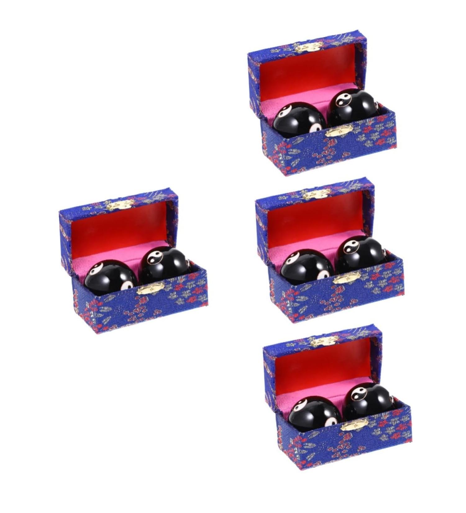 Buy TOVINANNA 8 STK Chinese Massage Balls - Stress Relief Therapy Tool for Hands | Reusable Metal Handballs - Buy Online on GoSupps.com