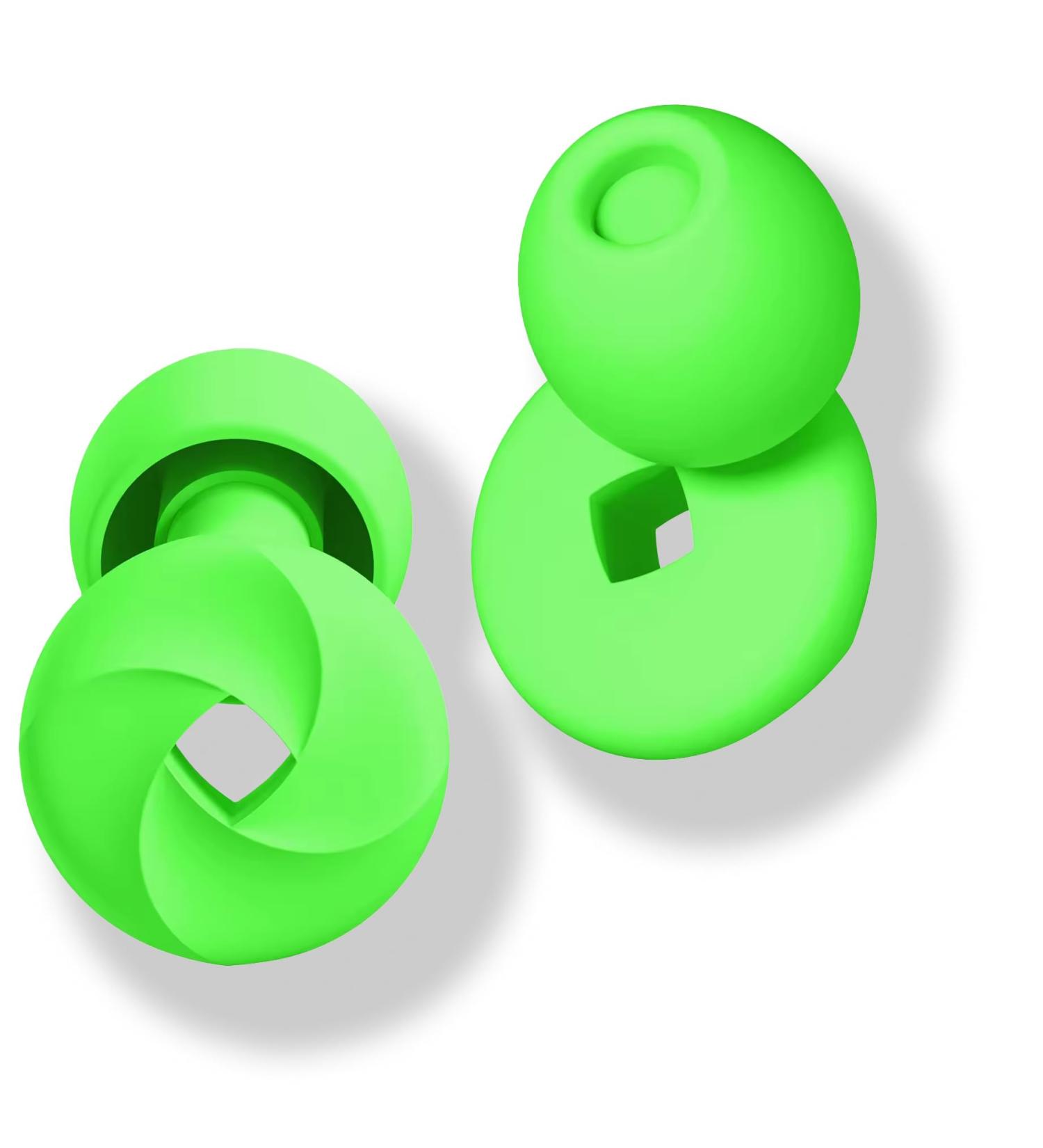 Buy Ultra Soft Grass Green Ear Plugs for Sleeping - Multi-Sized & Comfortable | International Shipping Available - Buy Online on GoSupps.com