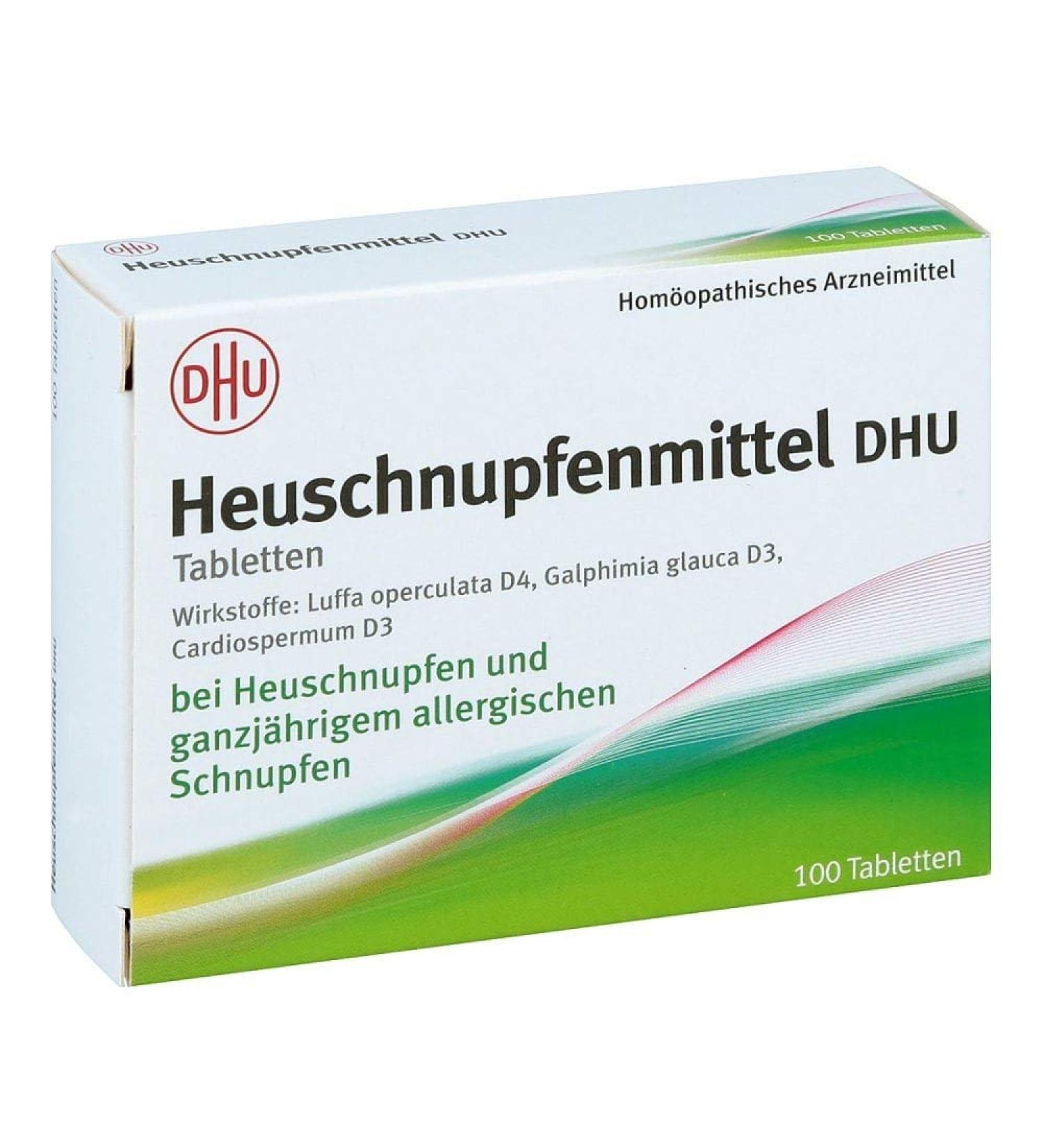 DHU Hay Fever Remedy Non-Drowsy Relief for Eyes & Nose | 100 Tablets Fast Shipping Worldwide - Buy Online on GoSupps.com