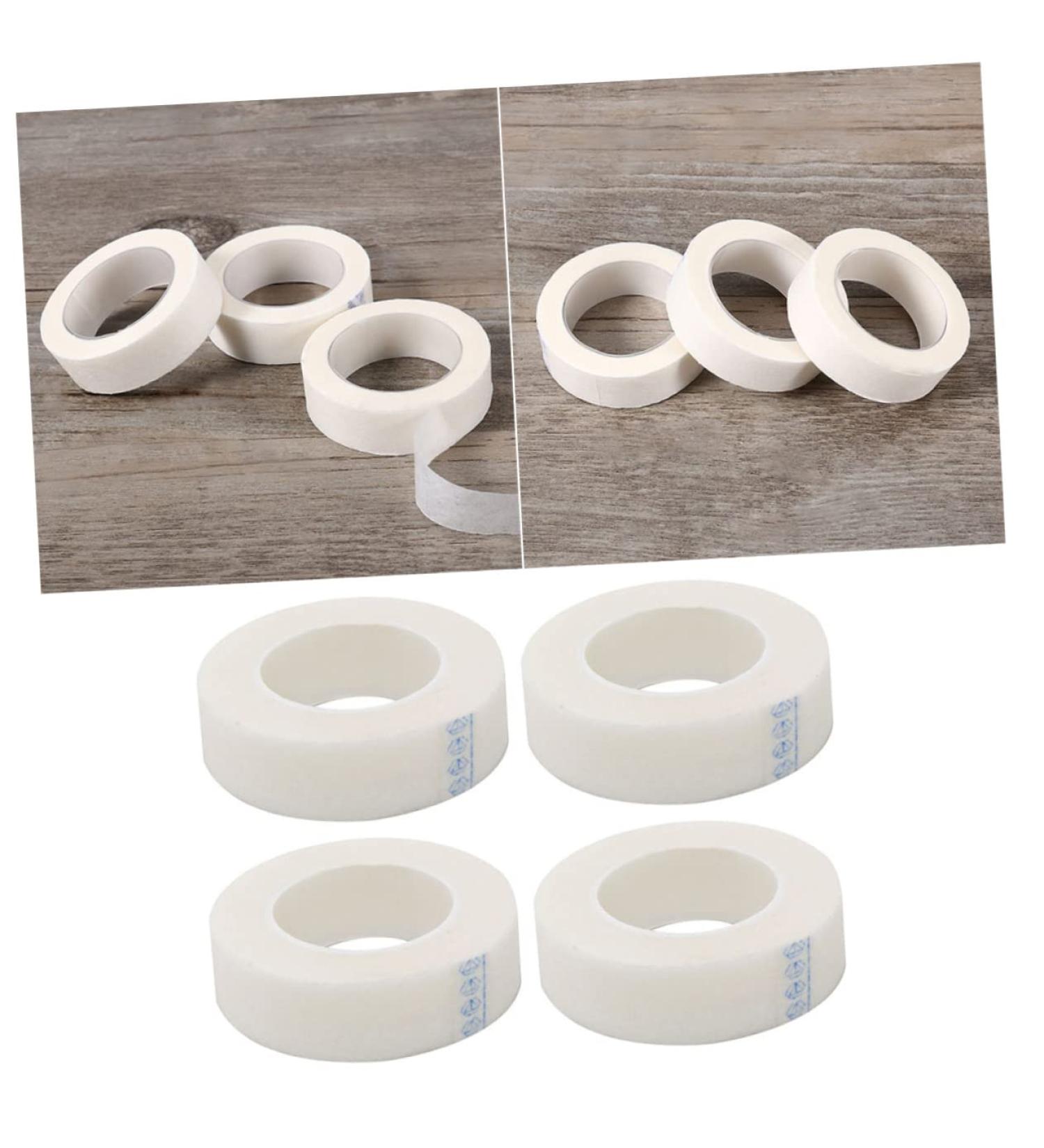 minkissy 4 Rolls Makeup Stuff Colored Duct Tape Adhesive Tape Eyelashes Extension Micropore Eyelash Tape Makeup Eyelash Tape Fake Eyelashes Extension Belt Supplies Auxiliary White 4 Rolls White - Buy Online on GoSupps.com