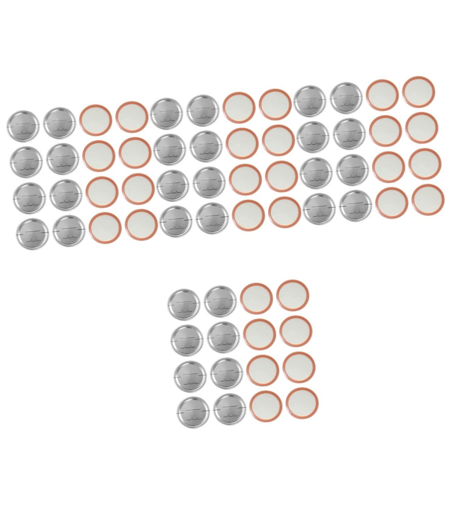 POPETPOP 120 Pcs Mason Jar Lids Replacement Wide Mouth Mason Jars Caps Cover Wide Mouth Canning Lids Regular Mouth Canning Lids Mason Jar Sealing Lid Tin Mason Rings Pan Tinplate Leakproof Silverx4pcs 8.6X8.6X0.2CMx4pcs - Buy Online on GoSupps.com