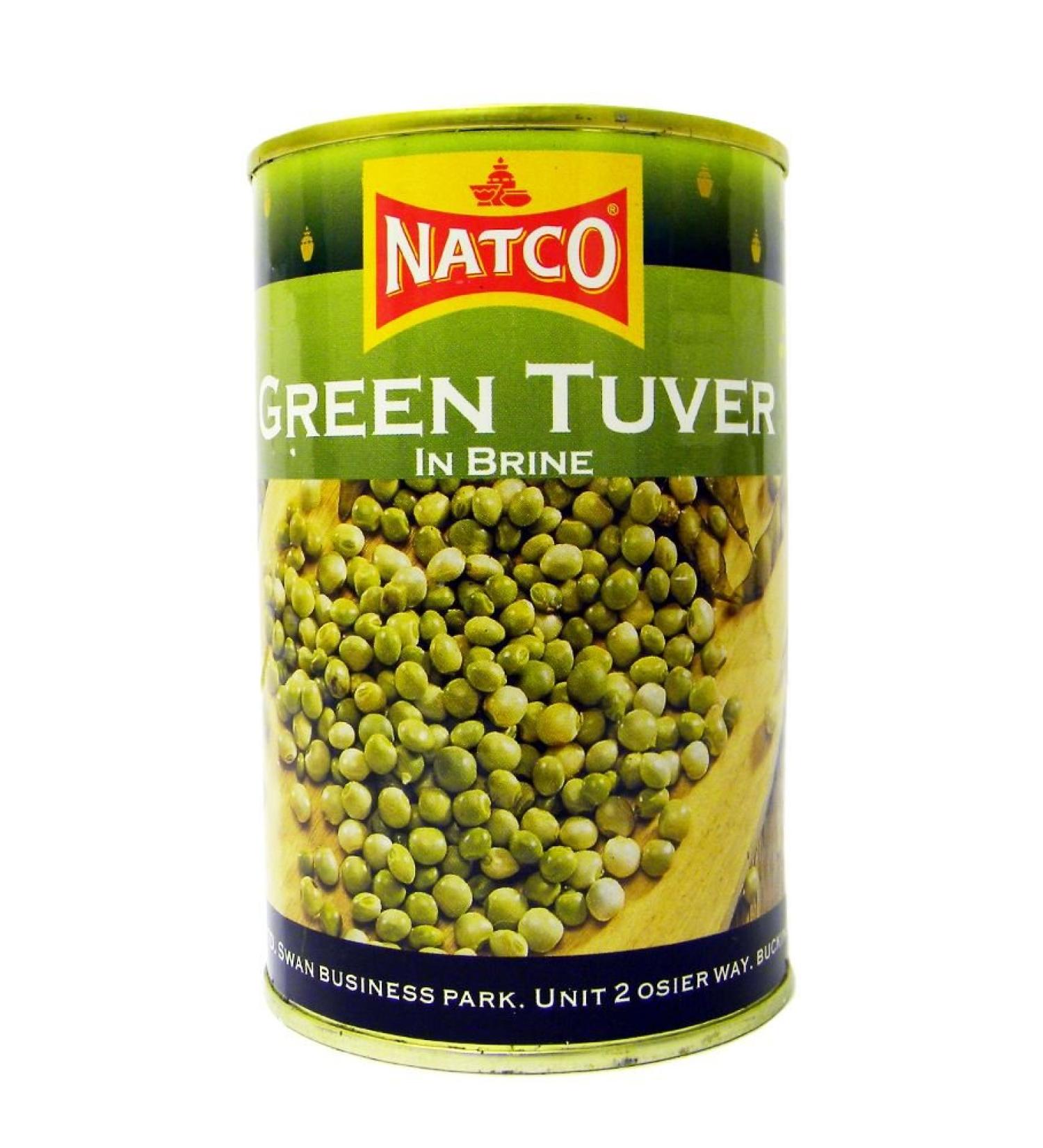 Natco - Pois d'Angole verts - lot de 2 bo tes de 400 g