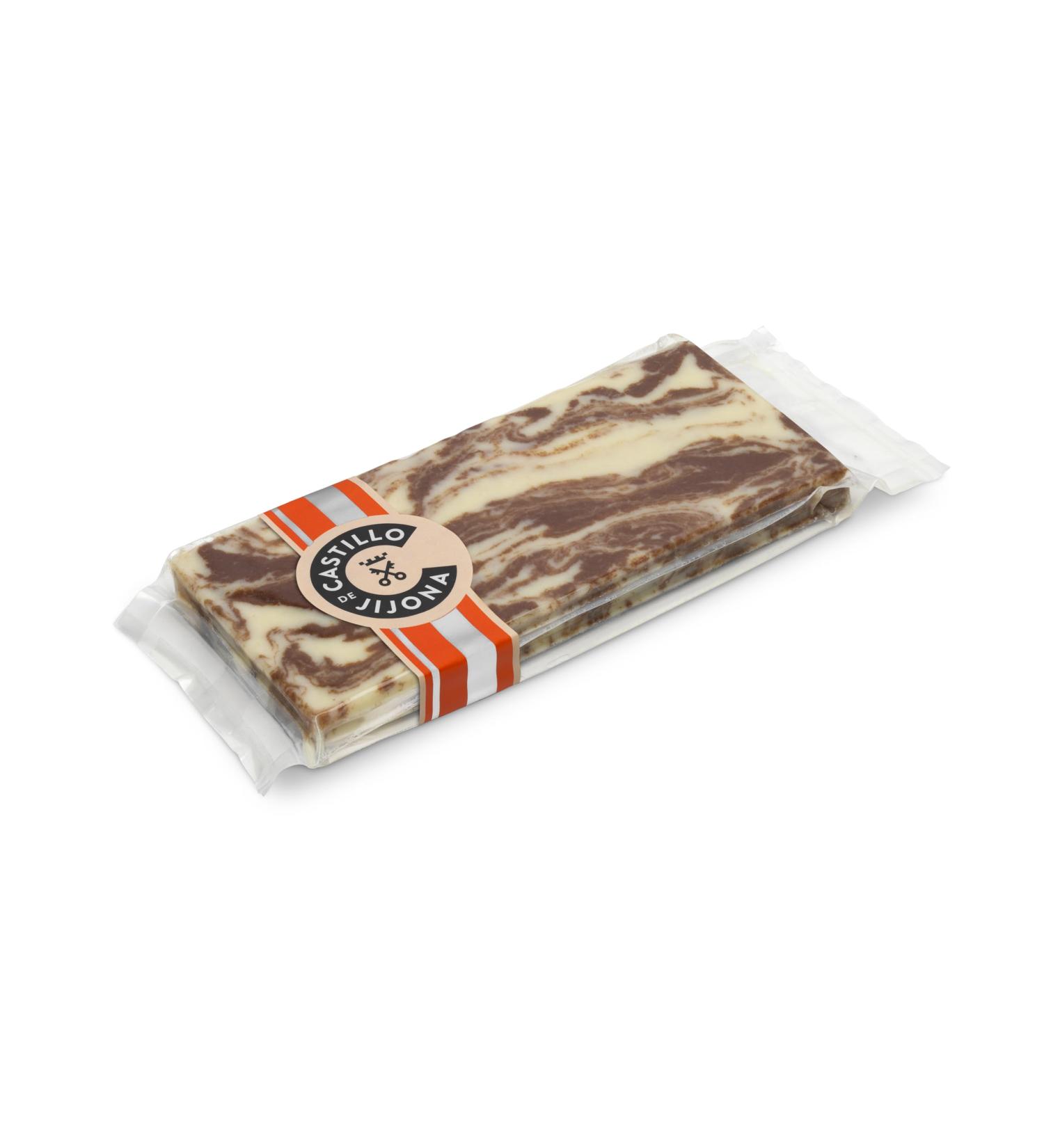  CASTILLO DE JIJONA Castillo de Jijona Nougat two chocolates supreme - Almond 26% with white chocolate and cocoa - Exceptional texture and taste - Supreme quality - Handmade recipe - Made in Spain (Jijona) | 250 - Buy Online on GoSupps.com