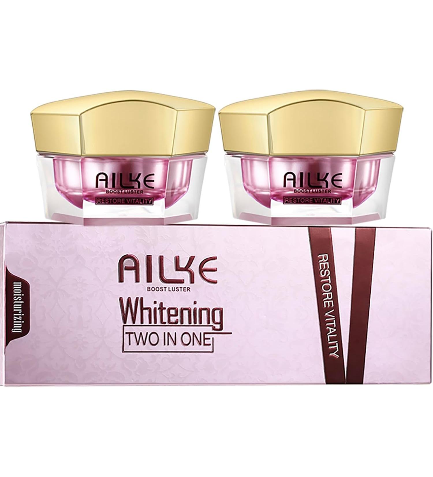 AILKE Whitening Two in one Day & Night Face Cream - Deeply Clean Skin Remove Dark Spots Lighten Facial Cream - 40g Pack of 1 - Buy Online on GoSupps.com