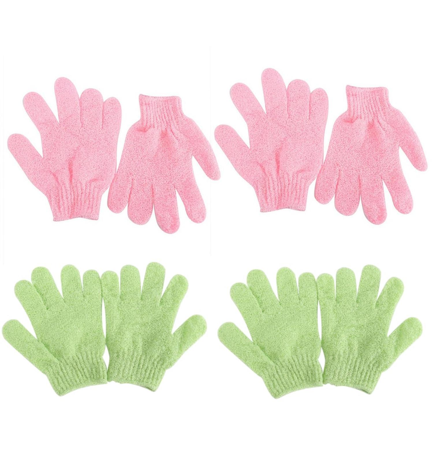 minkissy 8 Pairs Exfoliating Shower Mitts Bath Sponges for Shower Exfoliating Scrub Gloves Exfoliation Mitt Shower Body Scrubber Scrubbing Gloves Bath Mitts for Deep Cleaning Towel - Buy Online on GoSupps.com