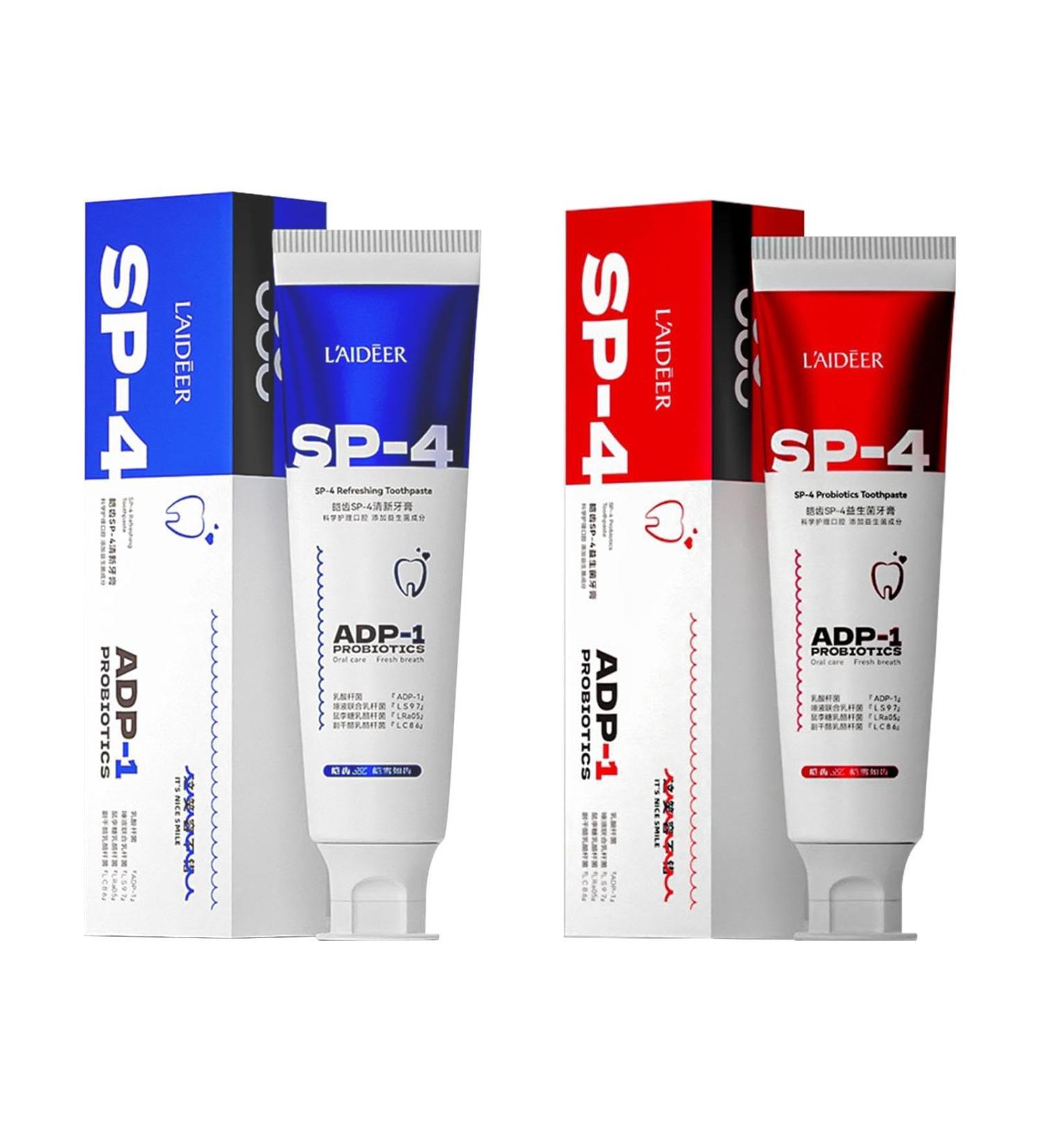 Yayashi SP-4 Probiotics Toothpaste 120g - Natural Brightening & Fresh Breath | 2PCs Pack - Buy Online on GoSupps.com