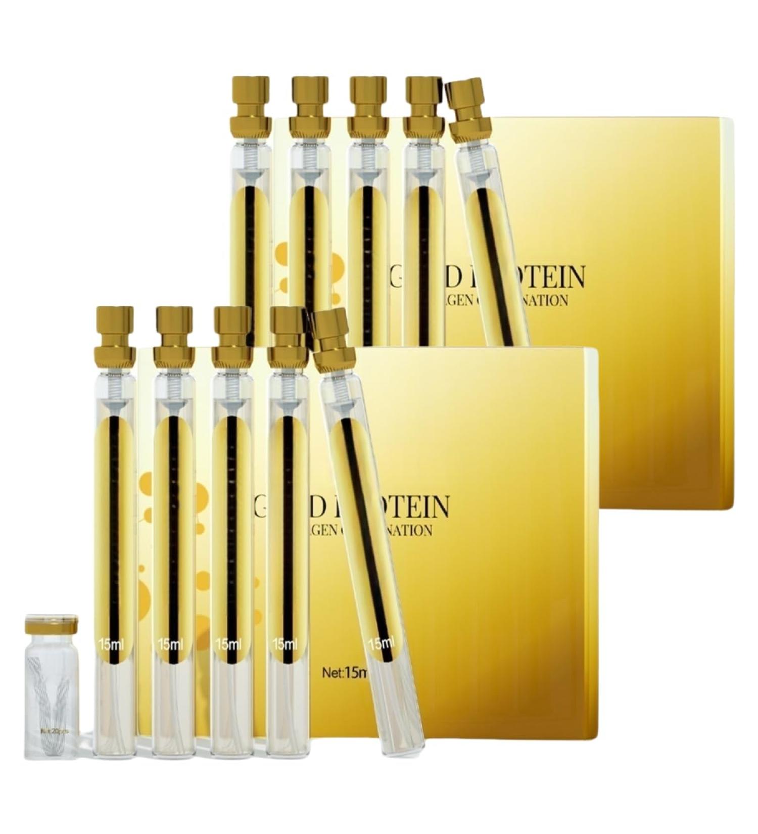 Kit Lifting et Raffermissement Prot in Collag ne et Peptides de Soie : Pr vient les rides lutte contre le vieillissement et lifte le visage. Convient tous les types de peau. 2pcs - Buy Online on GoSupps.com