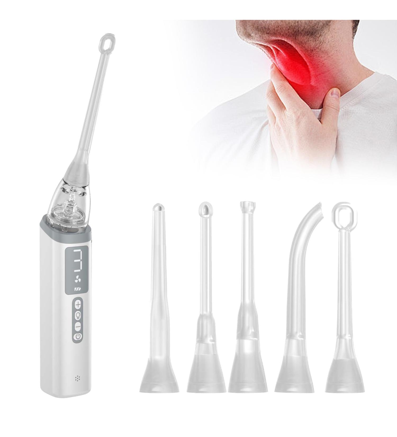 Oral Care Tool Set - Electric Tonsil Stone Remover & Suction Tool for Effective Oral Hygiene | TO008 - Buy Online on GoSupps.com