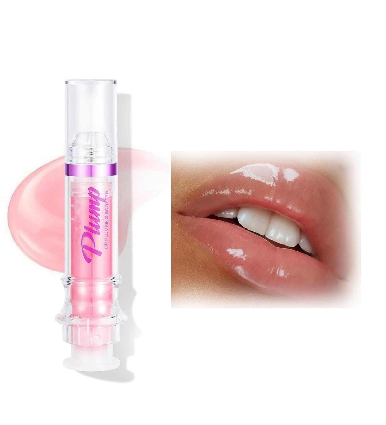 Shop Lip Plumper - 6 Colors Moisturizing Glossy Hydrating Lip Gloss | Long Lasting Natural Plumping for Women & Girls - Color 01 - Buy Online on GoSupps.com