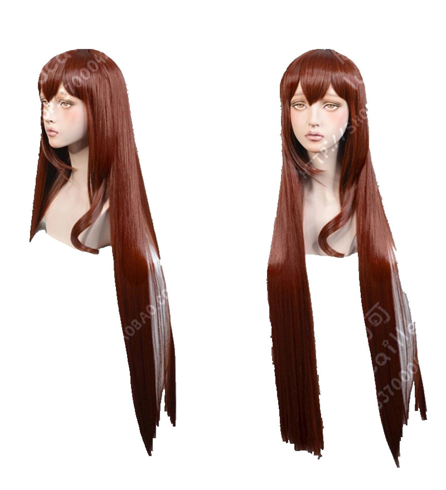 Buy WHBHD Kurisu Land CUT BROWN Wig - Steins Gate Christina Assistant | Heat Resistant Hairsplay Wigs + Wig Cap | International Shipping Available - Buy Online on GoSupps.com