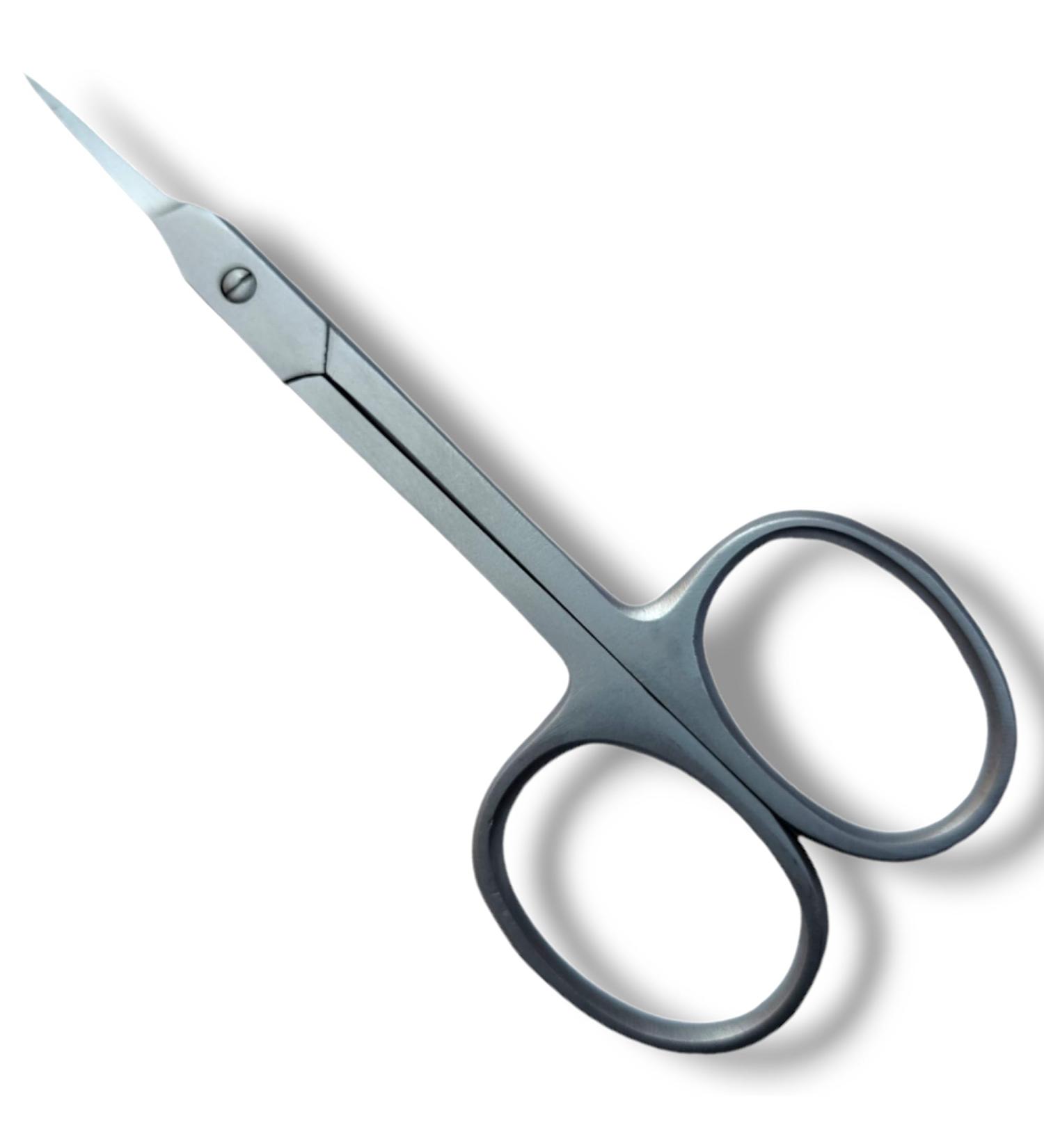 Sizler Beauty Nail Scissors Professional Stainless Steel Curved Cuticle Scissors Sharp Dead Skin Scissors Manicure Scissors Pointed Scissors for Trimming Eyebrows Nose Hair Finger & Toe Nail Care