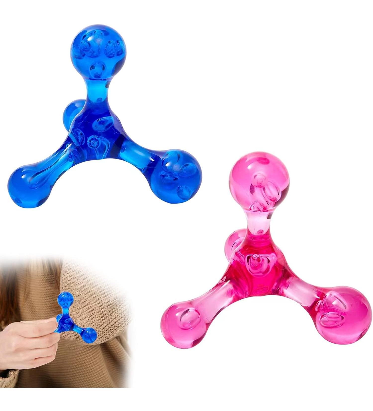 4 Point Trigger Point Massage Device - Effective Self-Massage for Back Neck Shoulders & Feet | International Shipping - Buy Online on GoSupps.com
