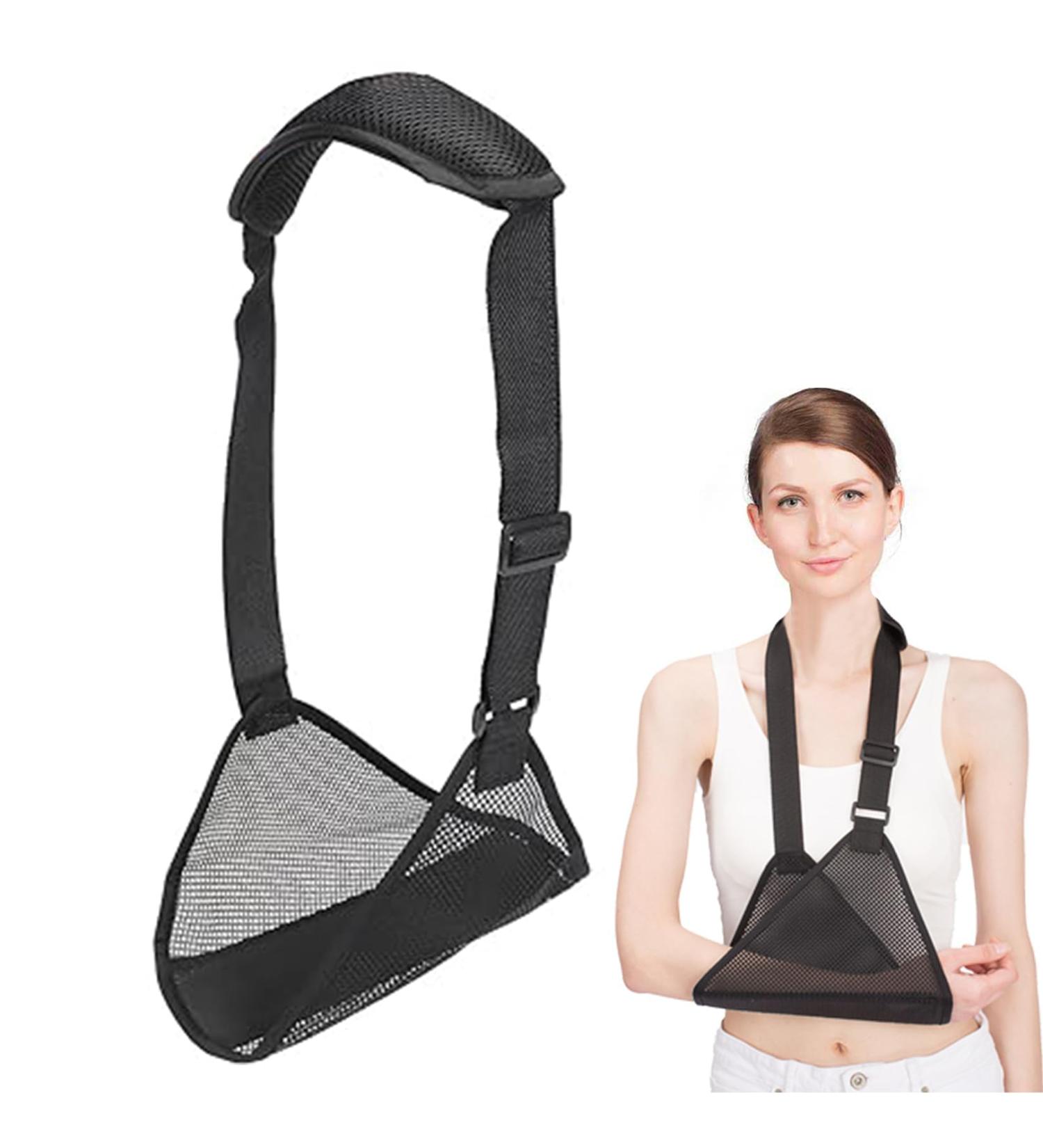 WANGENPING Medical Mesh Shoulder Loop Adjustable Arm Loop with Breathable Mesh Arm Sling for Showering for Broken Wrist Elbows Arm - Buy Online on GoSupps.com