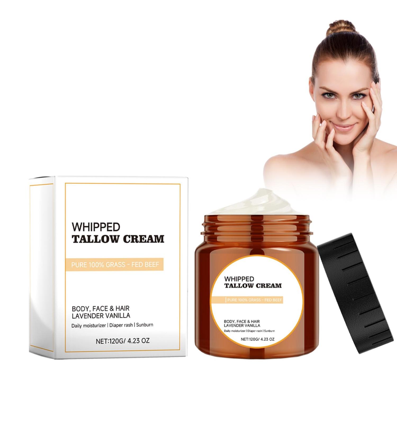 Crsetmyth Rindertalg Balsam 120 G BioRindstalgBalsam Beef Tallow Organic cream Tallow cream for skin Tallow facial moisturizer cream Rindertalg cream pure for skin care of face and body - Buy Online on GoSupps.com