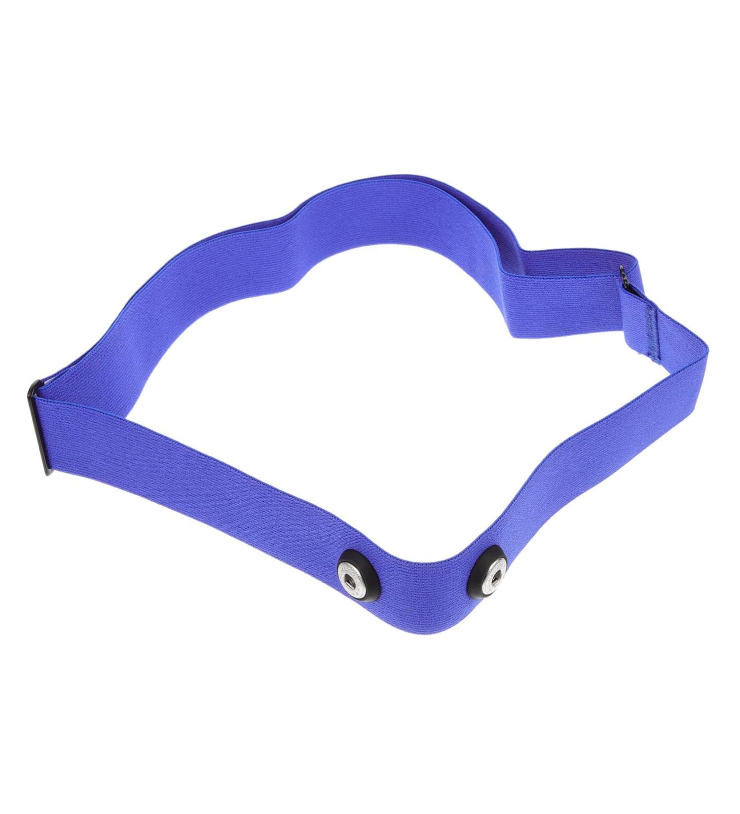 High-Quality Blue Heart Rate Monitoring Belt - Combined Heart Frequency Meter Chest Strap for Sports - Elastic Nylon - 17.00x3.00x0.10cm - International Shipping Available - Buy Online on GoSupps.com