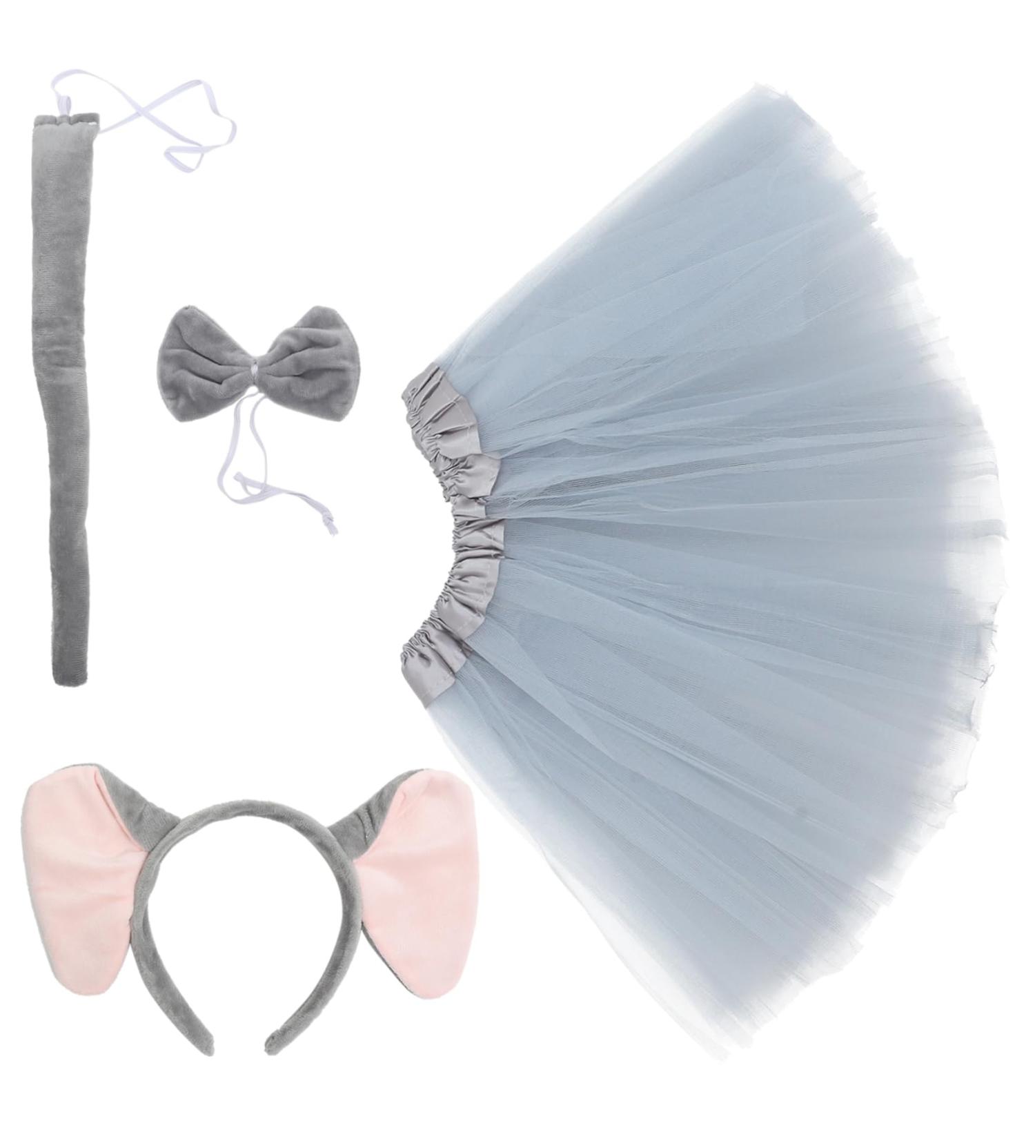 Ipetboom 1 Set Elephant Ears Headband Adult Elephant Headband Elephant Costume Accessories for Women Adult Elephant Ears Elephant Ears and Tail for Women Elephant Tail and Ears - Buy Online on GoSupps.com