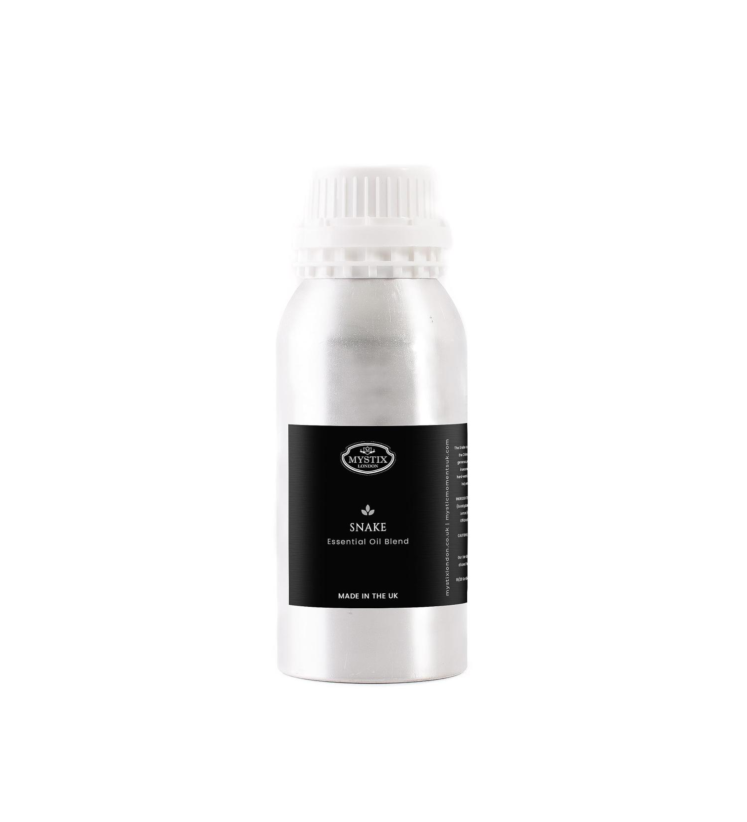 Mystix London | Snake - Chinese Zodiac Essential Oil Blend 500g - for Diffusers Aromatherapy & Massage Blends | Perfect as a Gift | Vegan GMO Free - Buy Online on GoSupps.com