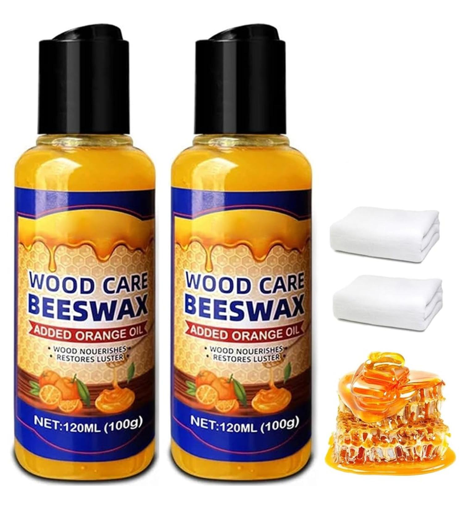 2Pcs Natural Micro-Molecularized Beeswax Beeswax Spray Furniture Polish and Cleaner Multi-Surface Natural Beeswax Spray for Floors and Furniture - Buy Online on GoSupps.com