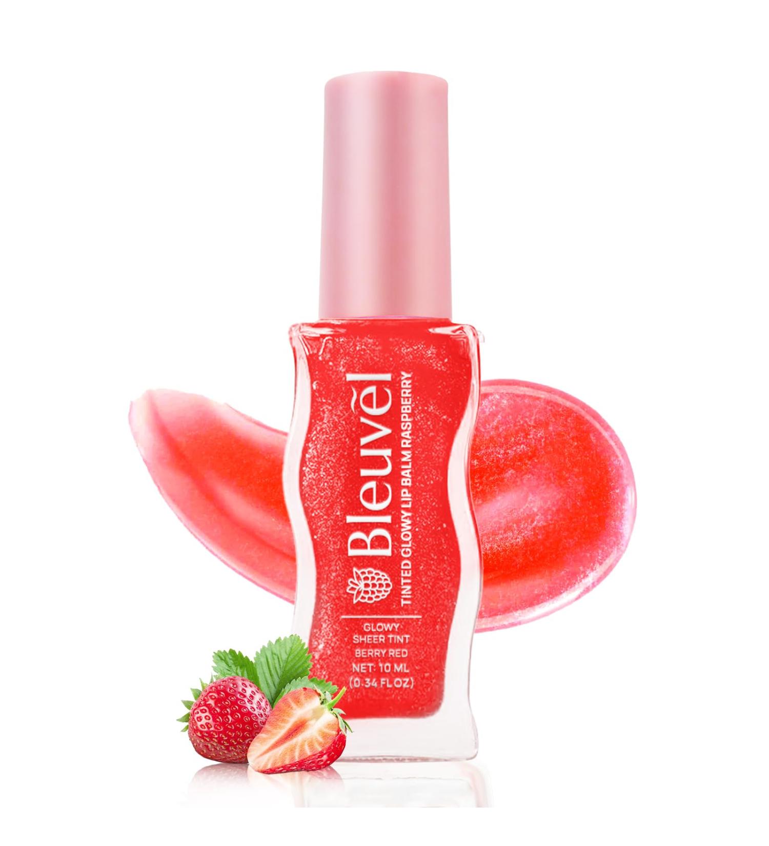 Bleuv l Beeswax Overnight Lip Mask Moisturizing & Nourishing Lip Balm with Collagen Beeswax & Coconut Oil Built-in Applicator Sleeping Lip Mask