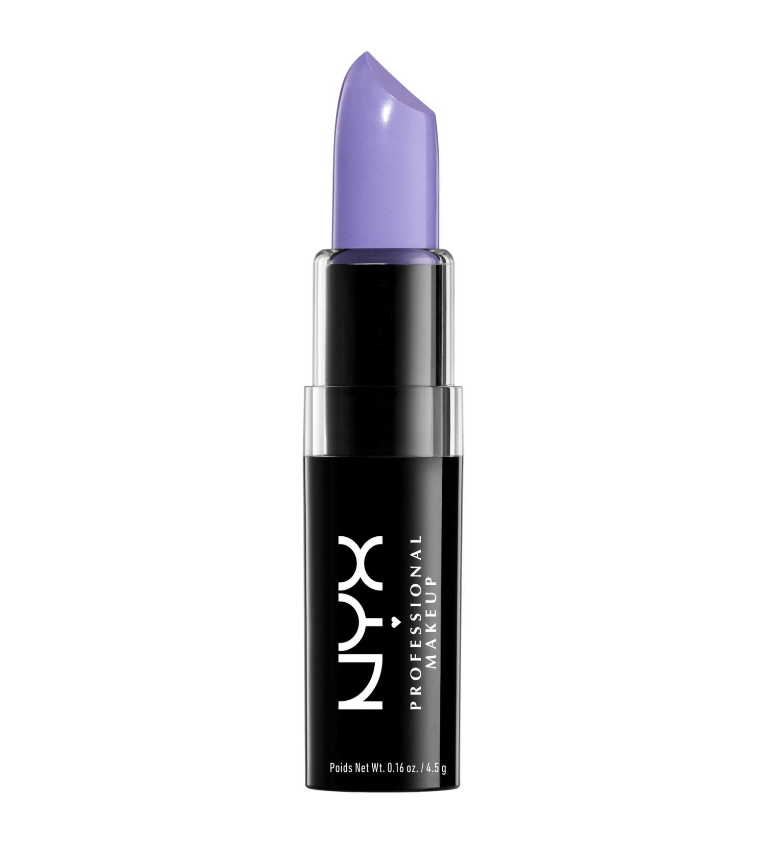 NYX Macaron Pastel Lippies Lipstick in Lavender MALS09 - 0.16 oz | Long-Lasting Bold Color - Buy Online on GoSupps.com