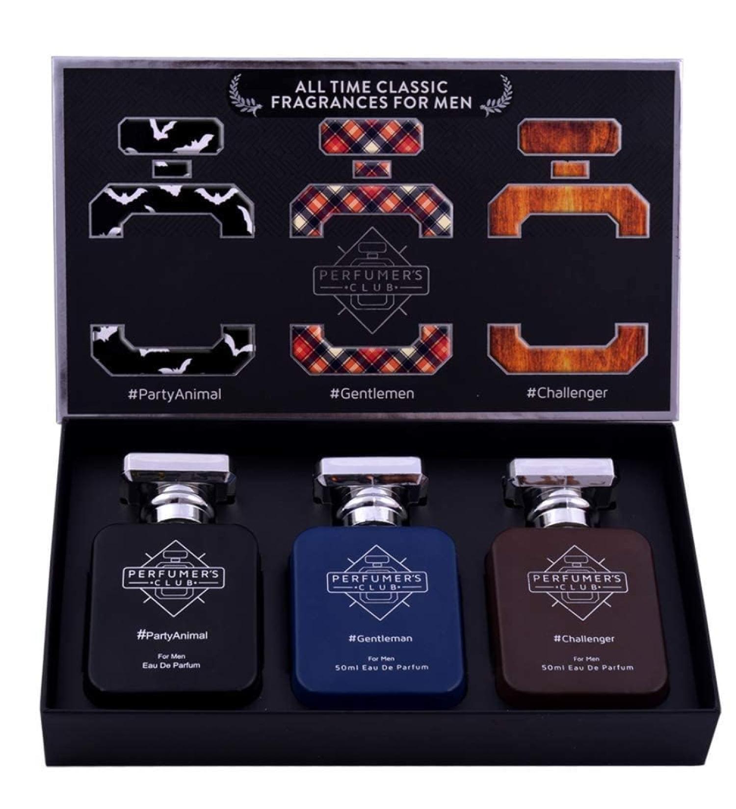 perfumes All Time Classic Fragrances For Men Gift Set Of 3 (Party Animal + Gentleman + Challanger) Upto 24 Hrs Lasting (Eau De Parfum) Best Gift For Valentine - Buy Online on GoSupps.com