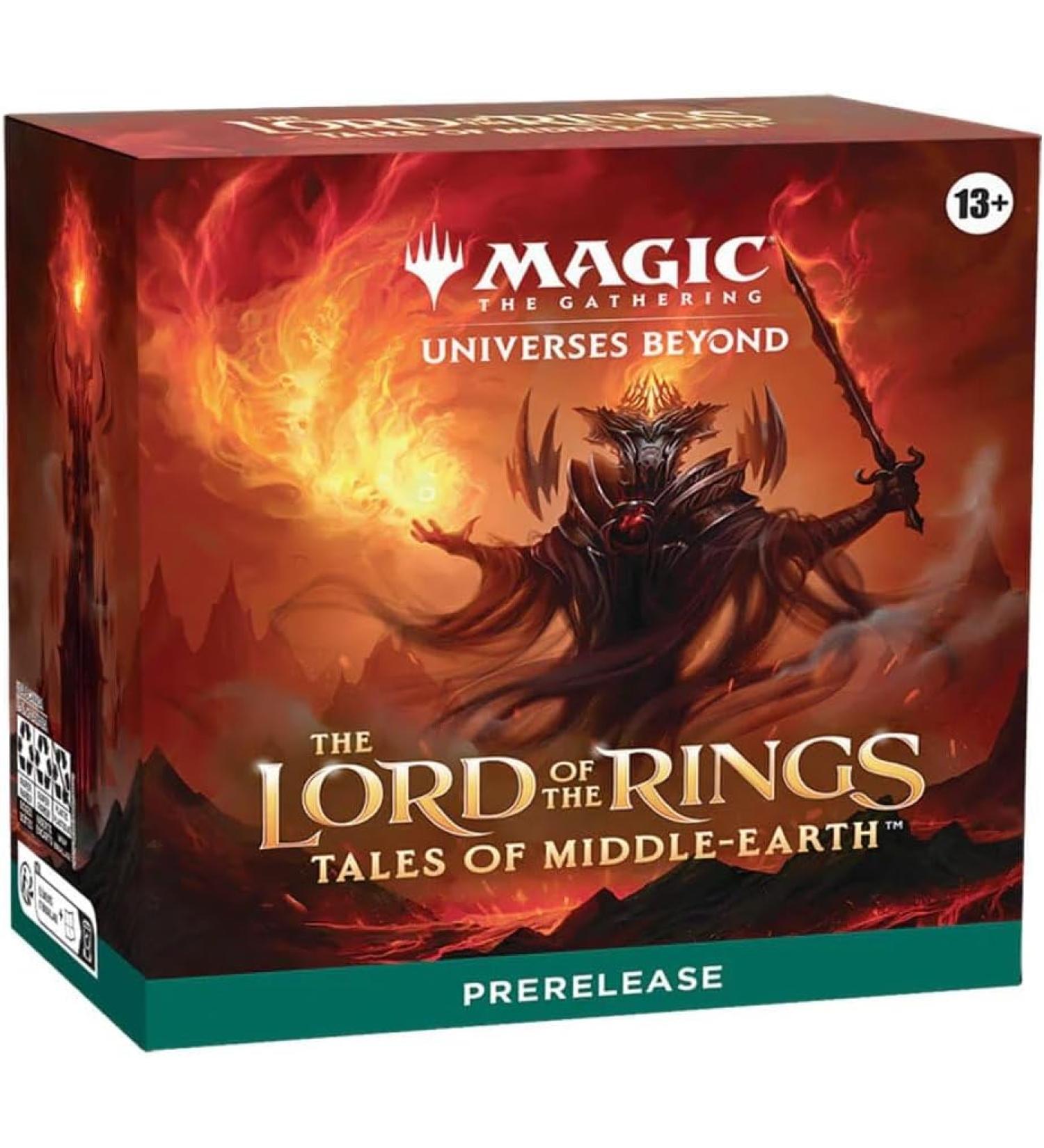 Magic The Gathering Lord of The Rings Tales of Middle Earth - Prerelease Kit - 6 Packs Dice & Promos