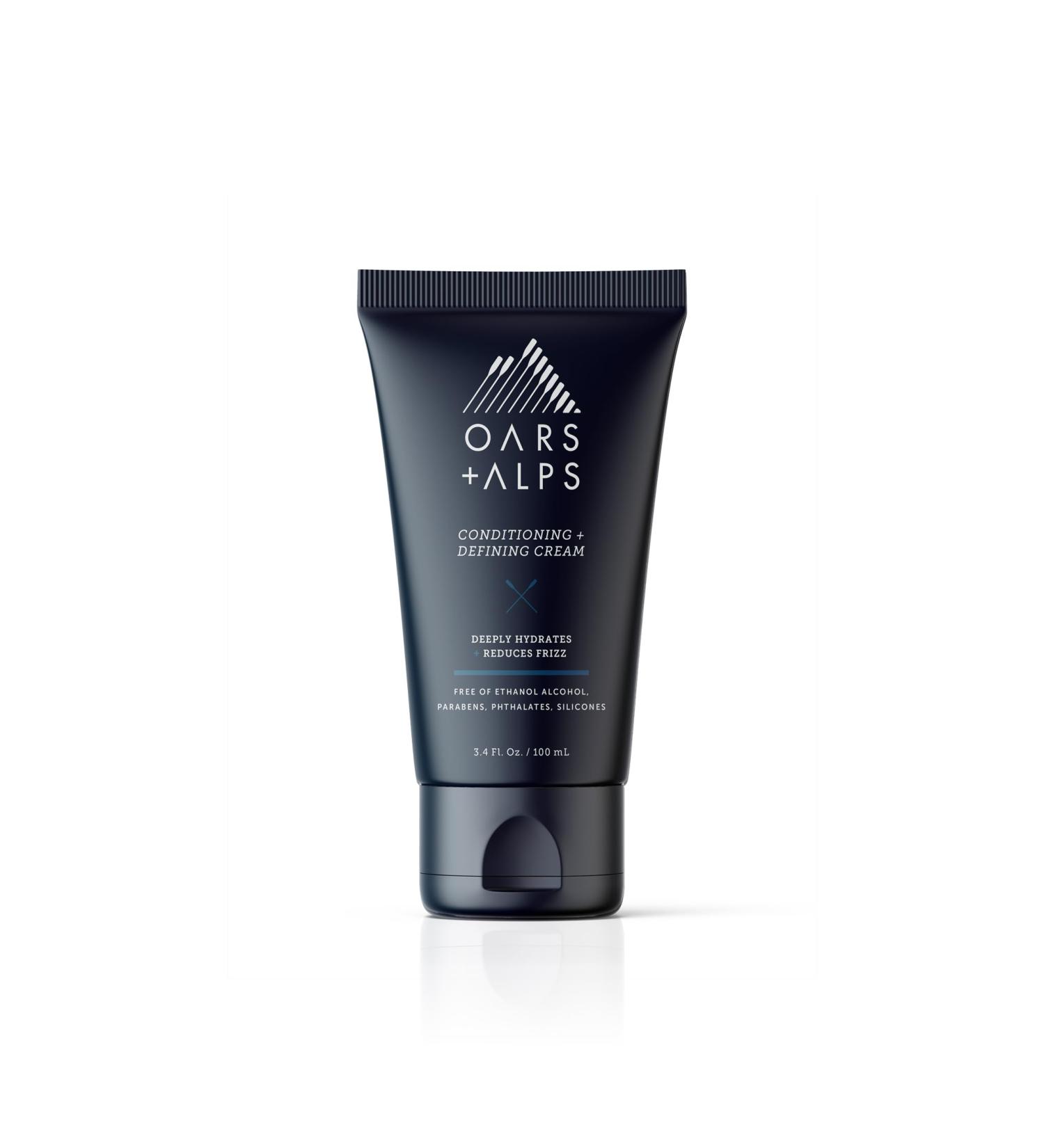 Oars + Alps Conditioning & Defining Cream - Argan & Chia Seed Oil for Healthy Shine | Styling Cream for Dry Hair (3.4 Fl Oz - Buy Online on GoSupps.com