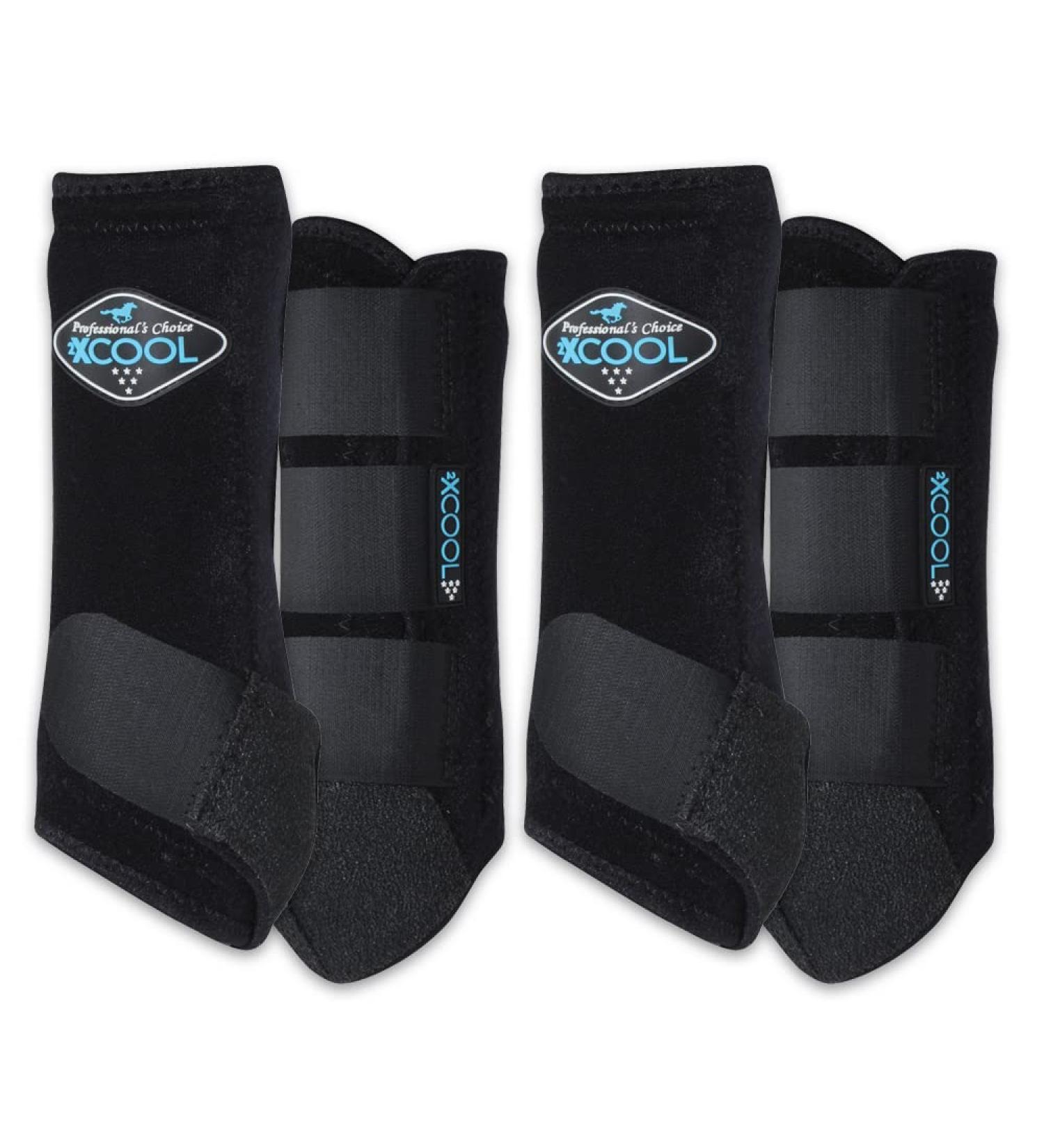 Professional's Choice 2XCOOL Sport Medical Boots - 4-Pack Small Black | Best International Shipping Available - Buy Online on GoSupps.com