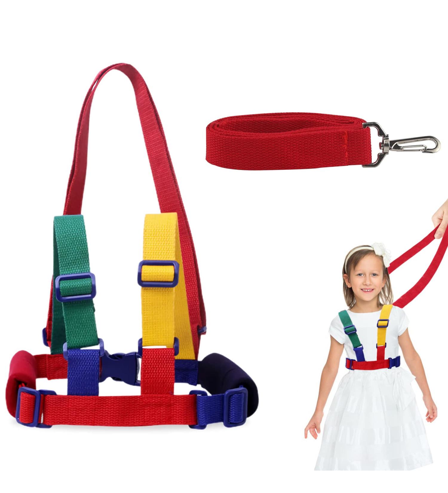Adjustable Toddler Safety Harness with Anti-Lost Rein - for Children 1-10 Years | Toddler Walking Leash for Boys - Safety Wrist Link Included - Buy Online on GoSupps.com
