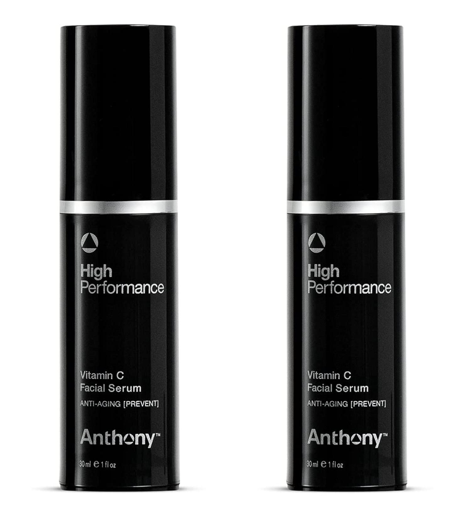 Anthony High Performance Vitamin C Cream Treatment. Advanced Anti-Aging Serum for Face with Polypeptides & Salicylic Acid. Dark Spot Corrector Moisturizer for Face Brightening 2 Pack (1 Fl Oz) 1 Fl Oz (Pack of 2) - Buy Online on GoSupps.com
