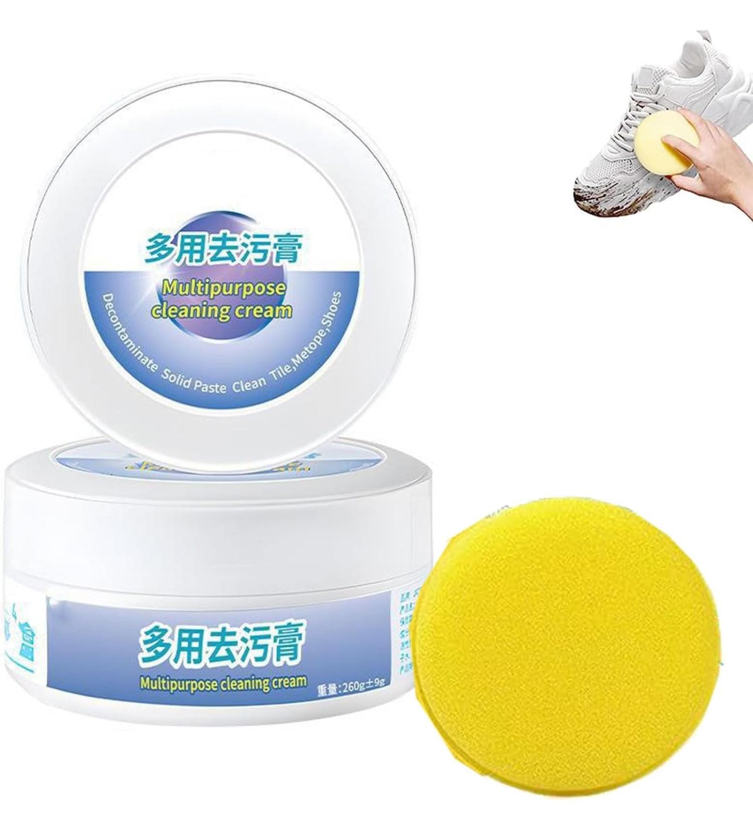 2023 New Multi-Functional Cleaning & Stain Removal Cream Multipurpose Cleaning Cream No Need To Wash Decontaminate Solid Paste (260g) - Buy Online on GoSupps.com
