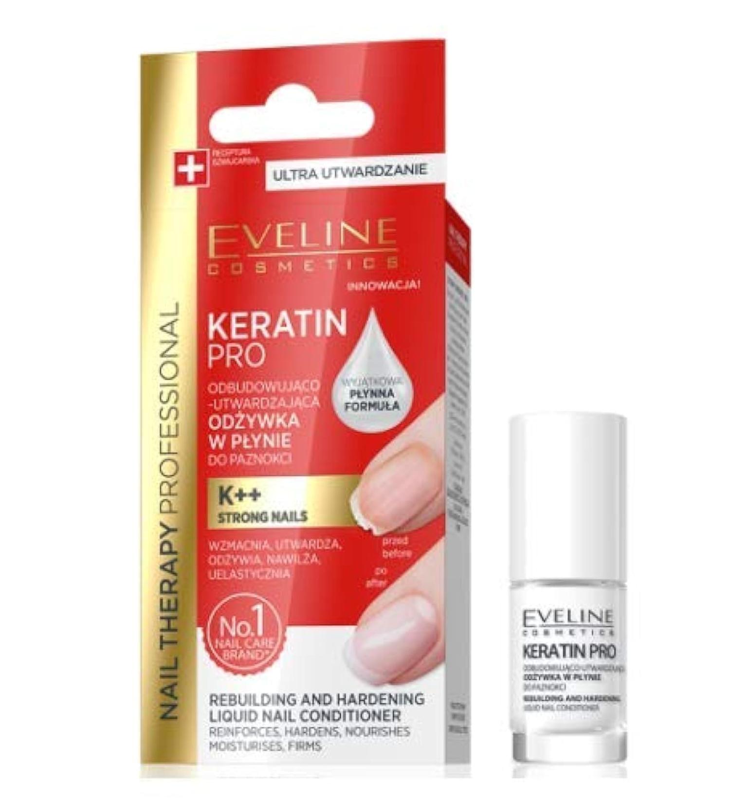 EVELINE NAIL THERAPY KERATIN PRO NAIL CONDITIONER STRENGTHENING 5ML