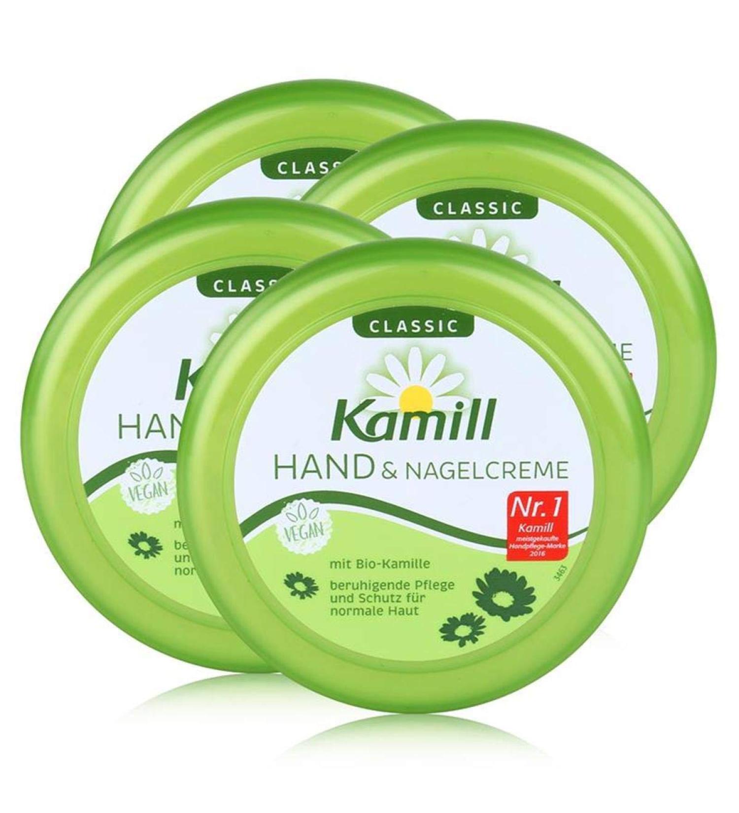Kamill Classic Hand & Nail Cream 150ml - Organic Chamomile (Pack of 4) | Buy Internationally - Buy Online on GoSupps.com