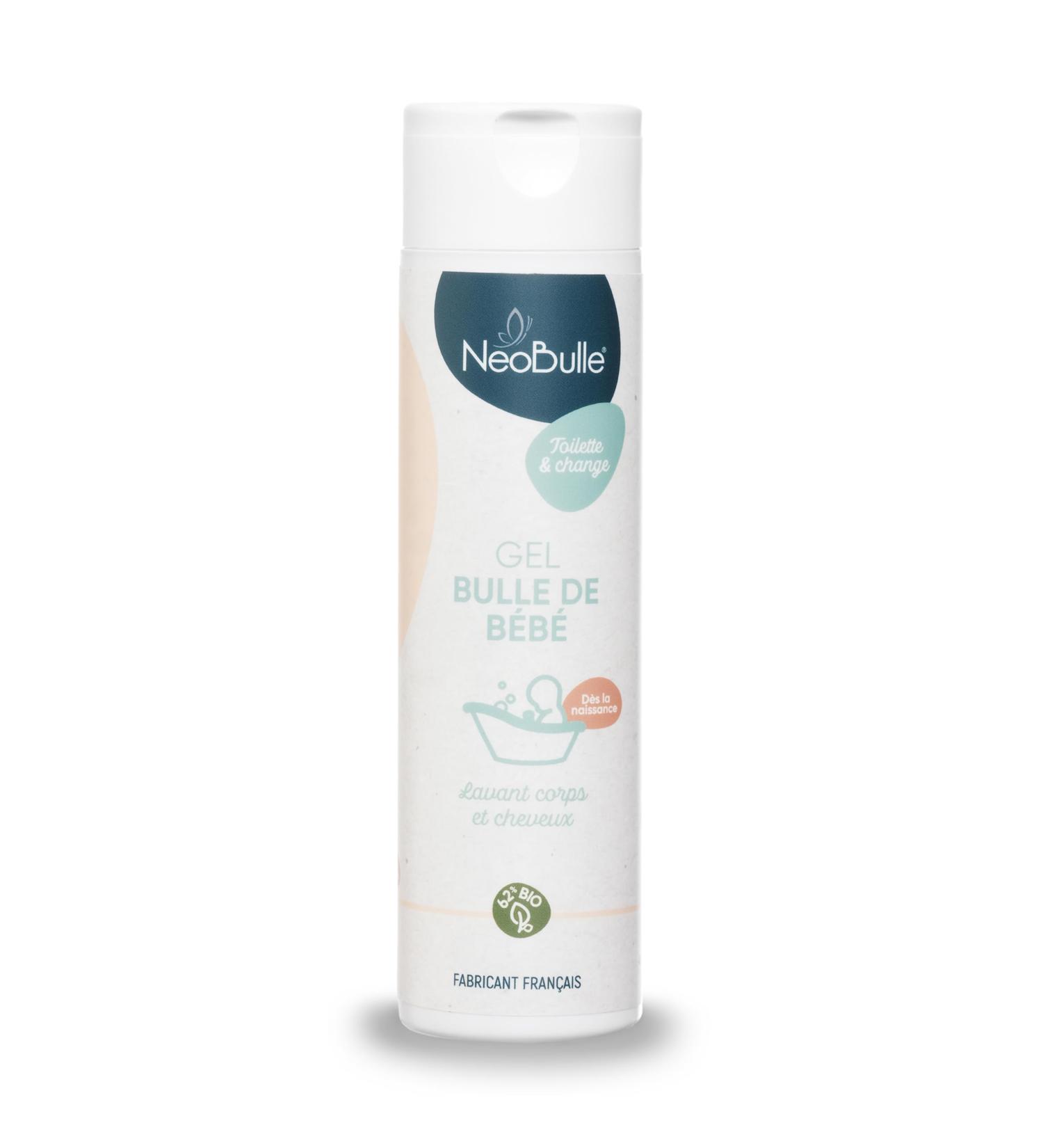 N oBulle - Bulle de B b - Gel Lavant Extra Doux - Corps & Cheveux - Eau de Fleur d'Oranger et Aloe Vera - Certifi Bio Cosmos Organic - Fabriqu en France - D s la Naissance (200 ml) 400 ml (Lot de 1)