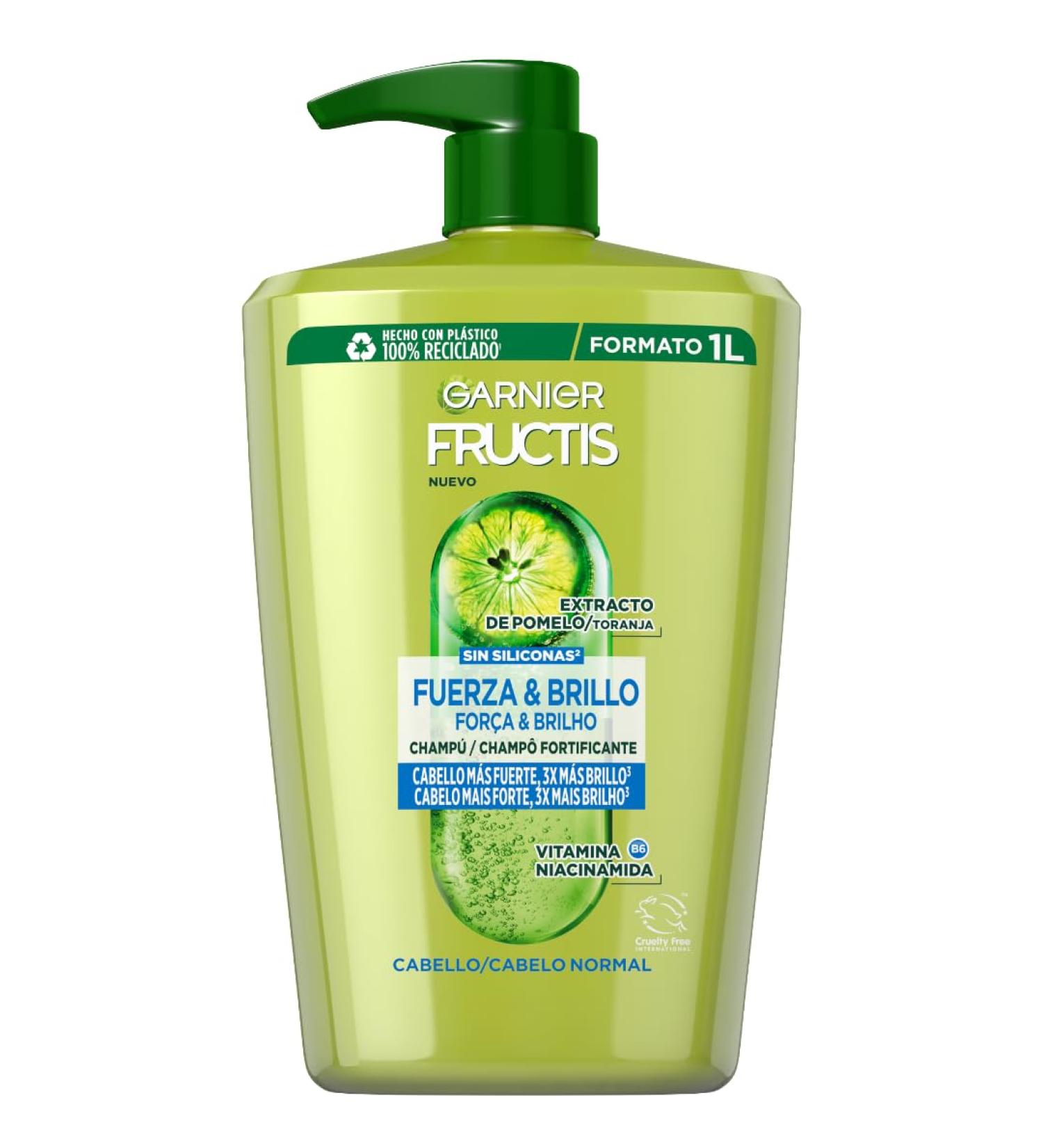 FRUCTIS STRENGTH & SHINE shampoo 1000 ml - Buy Online on GoSupps.com